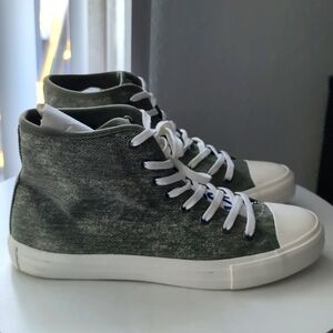 American Eagle Denim High Top Tennis Shoes